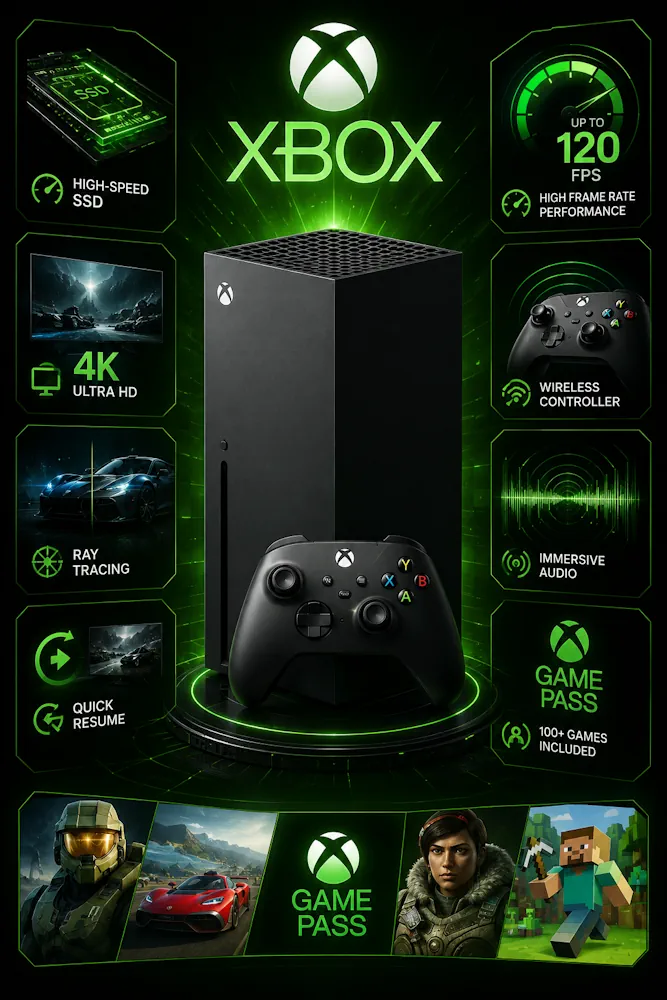 مشخصات و قابلیت‌های Xbox